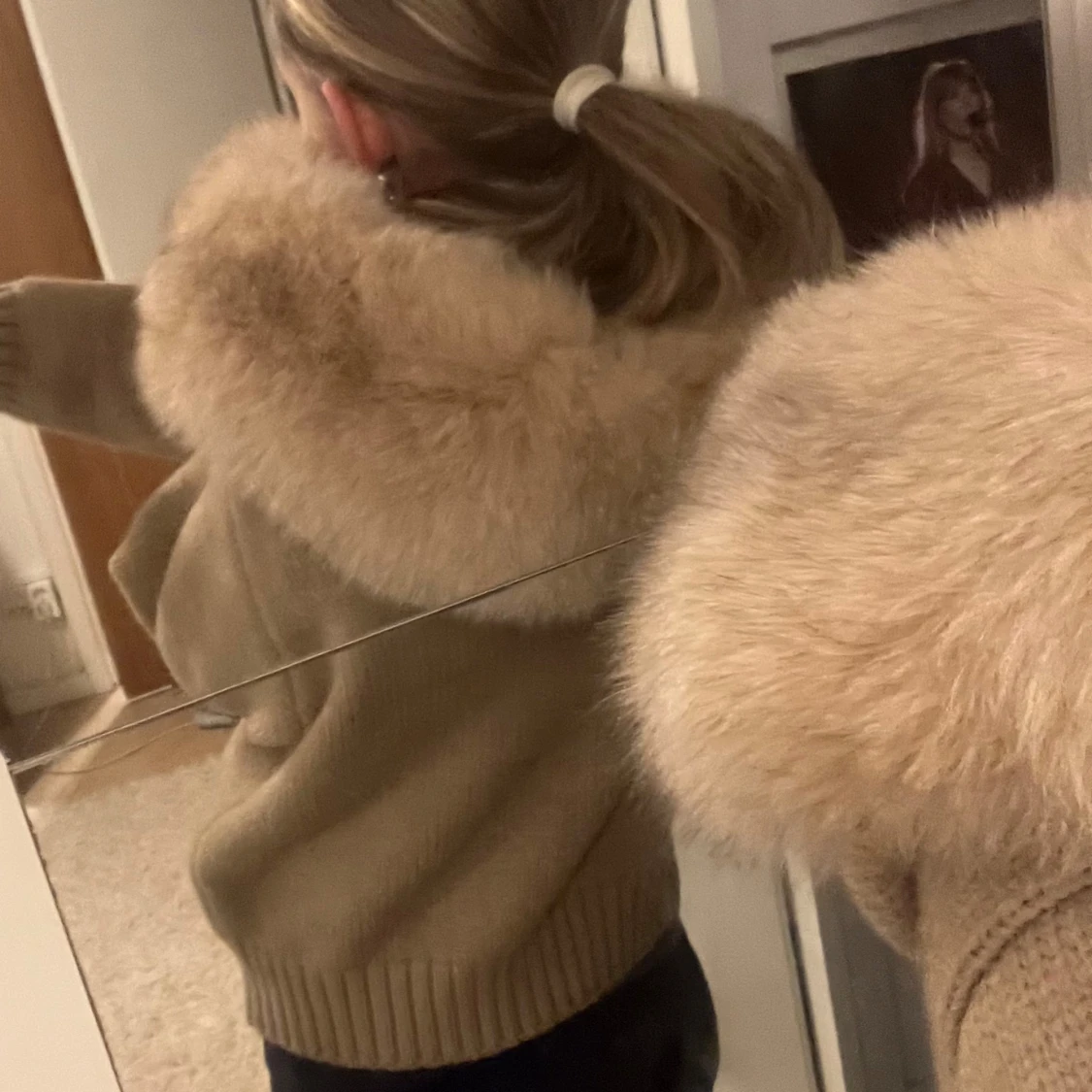 Alessa fur jacket brun - 3
