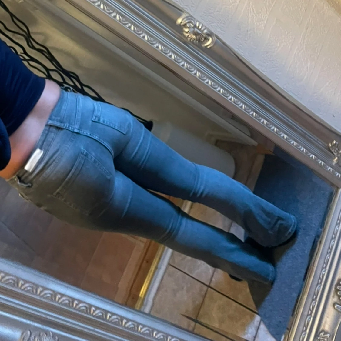 Grå jeans bootcut, från ONLY - 1