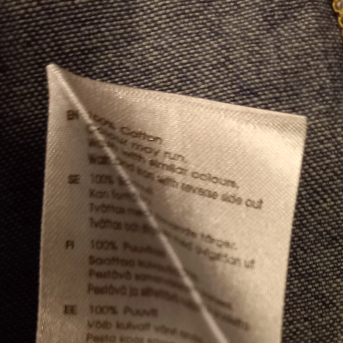 Blå jeansskjorta från Denim by Lindex - 3