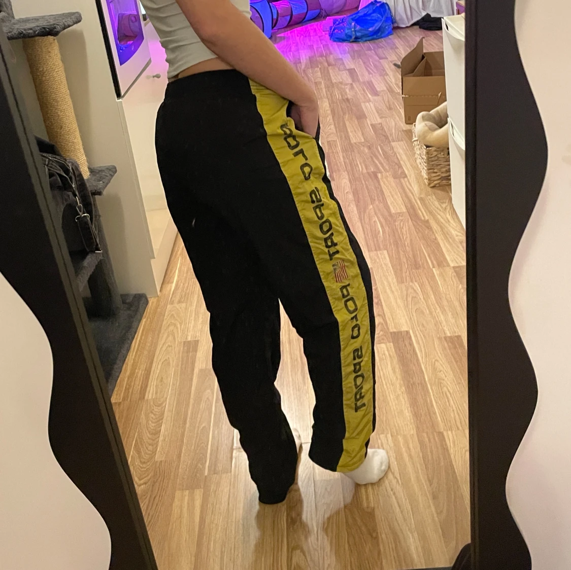 Svarta träningsbyxor från Polo Sport - 1