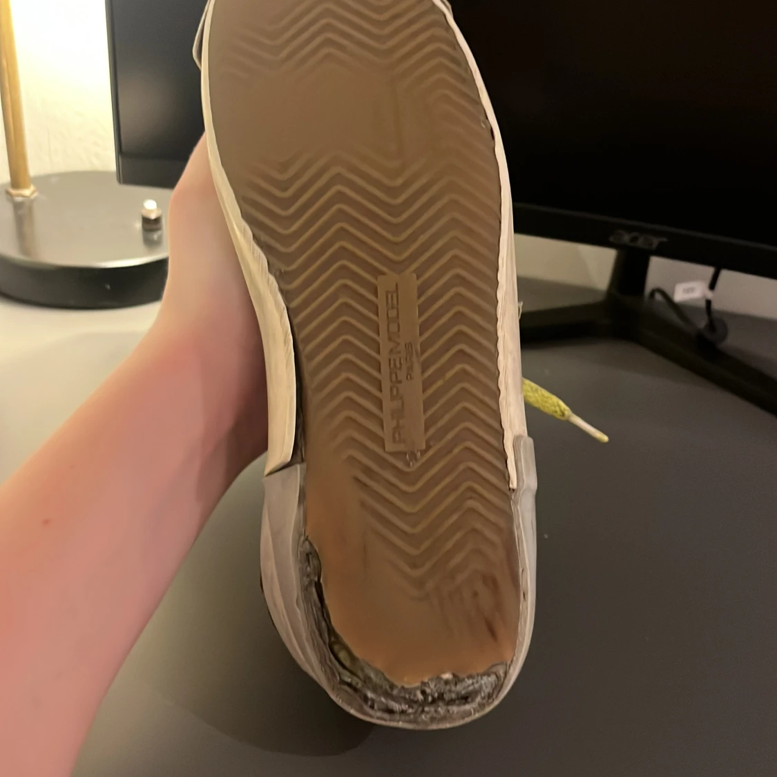 Grå sneakers från Philippe Model - 3