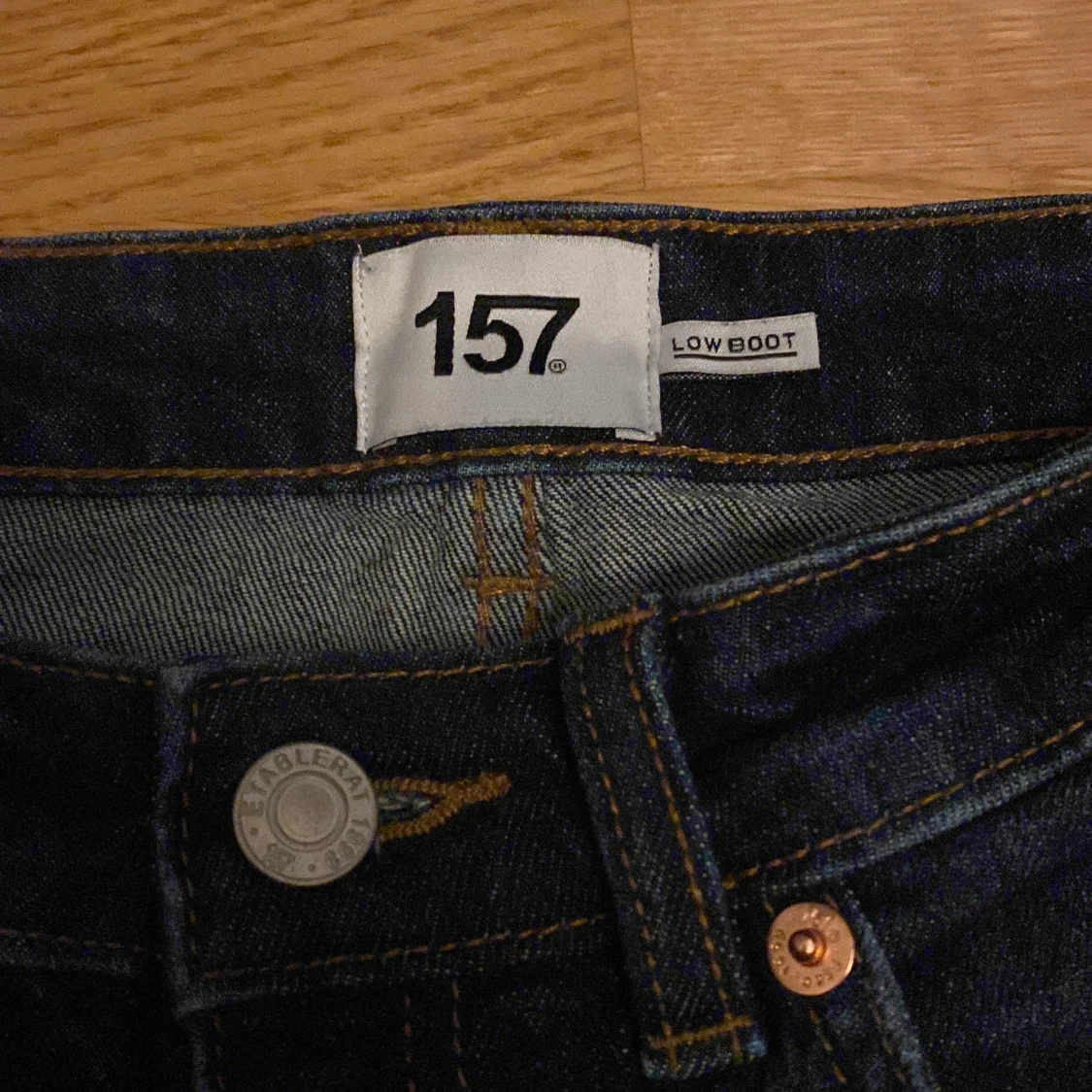 Mörkblå jeans från 157 - 1