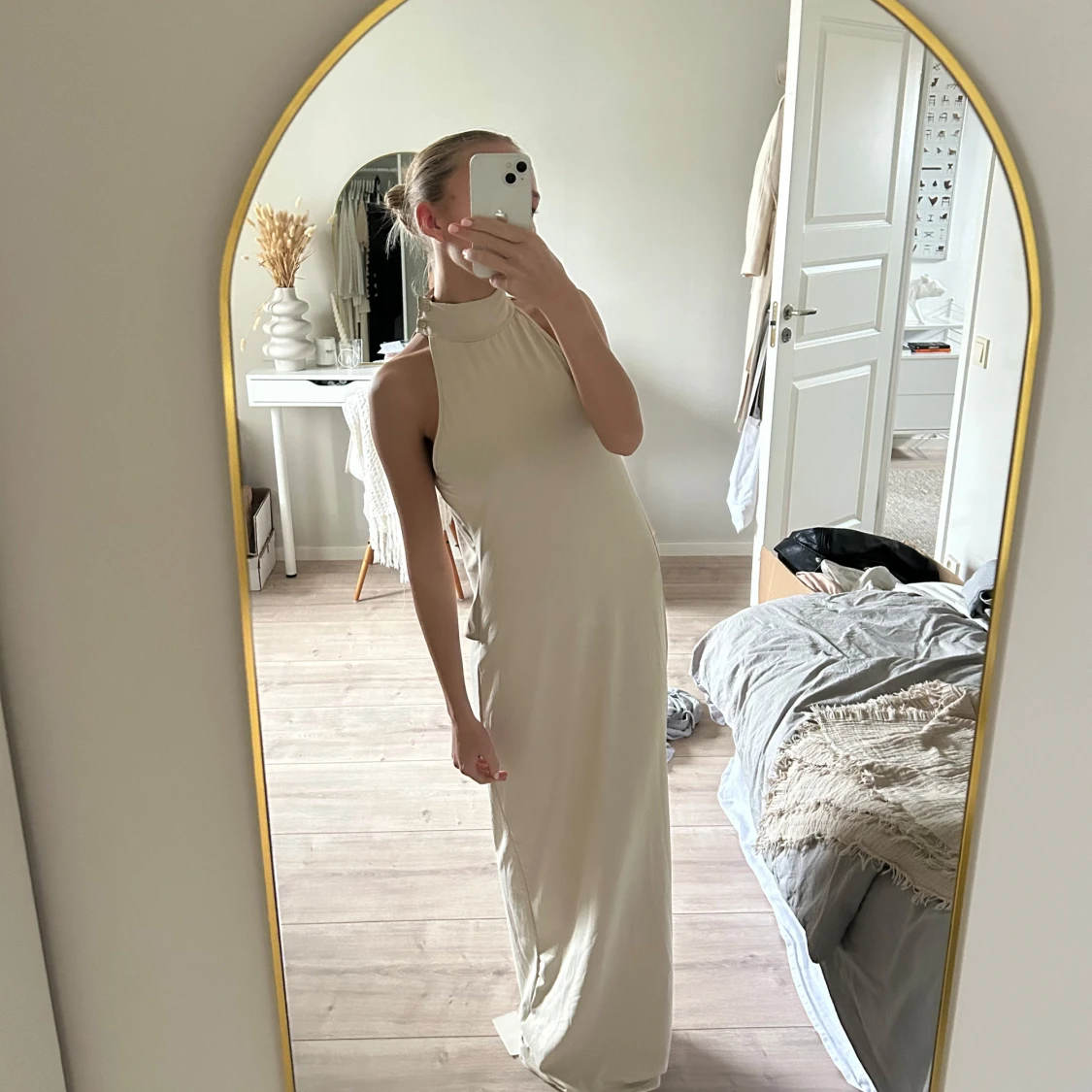 Creme långklänning - 2