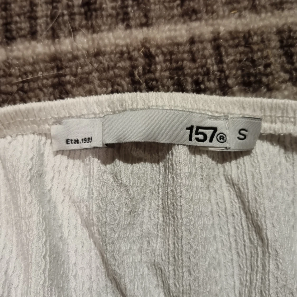 Vit babydoll topp - 2