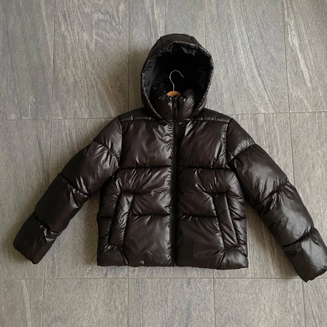 Svart pufferjacka från H&M