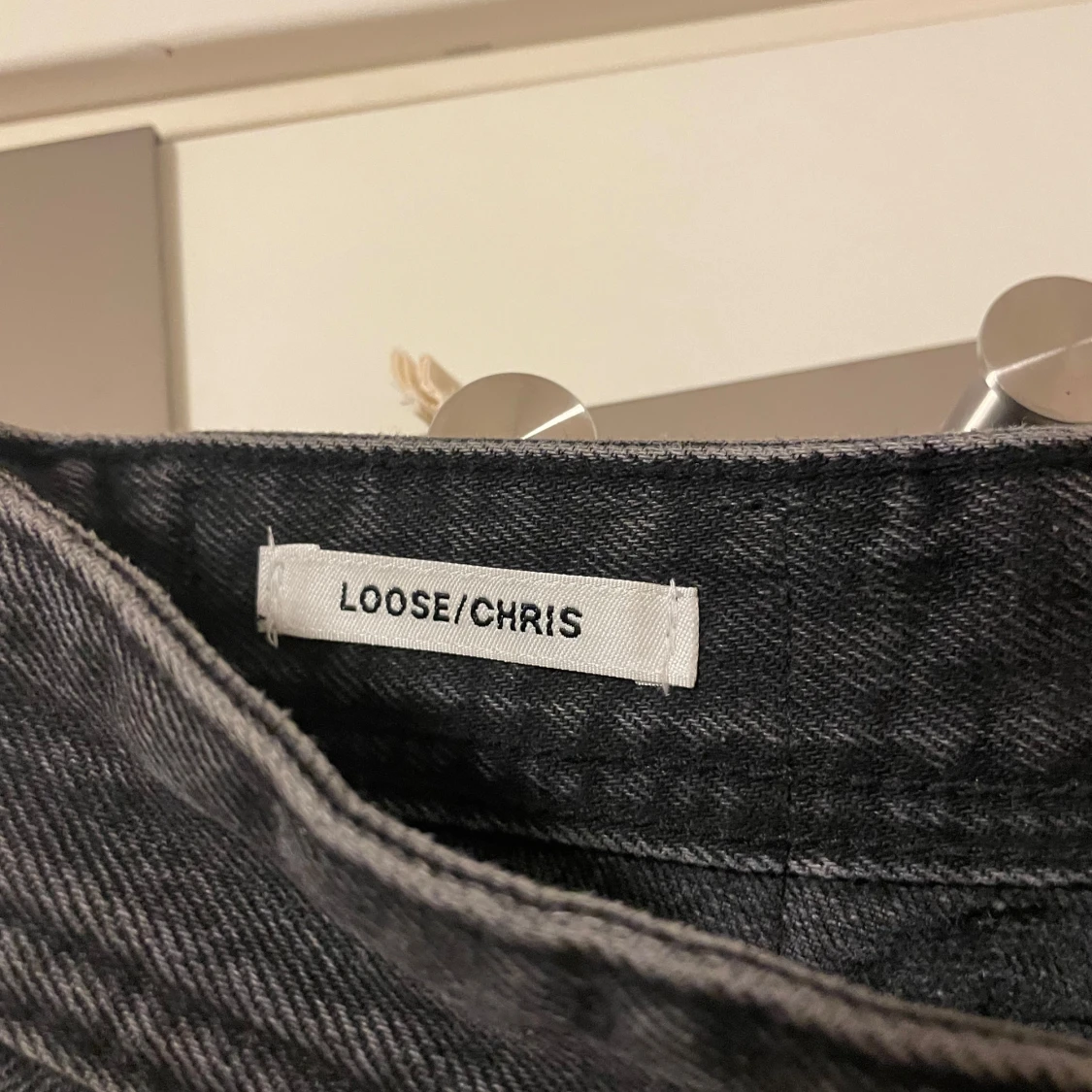 Svarta jeansbyxor Loose/Chris - 91