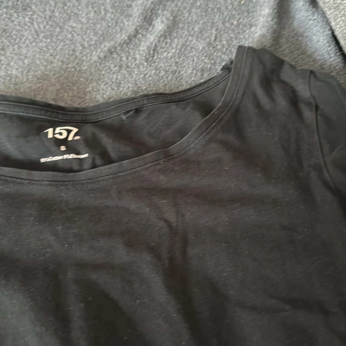 Svart långärmad topp från 157 - 1