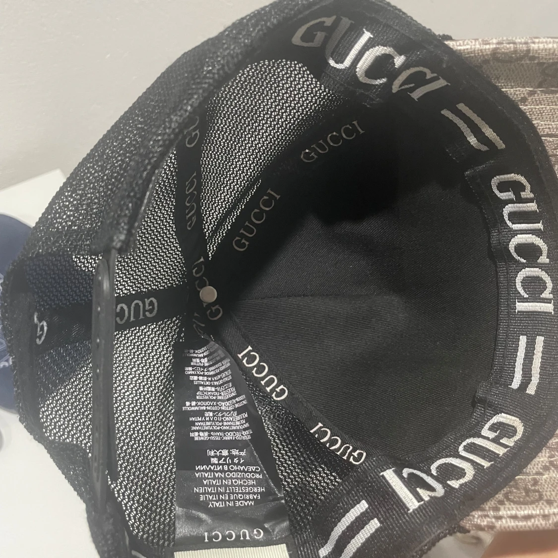 Gucci keps med bi-motiv - 92