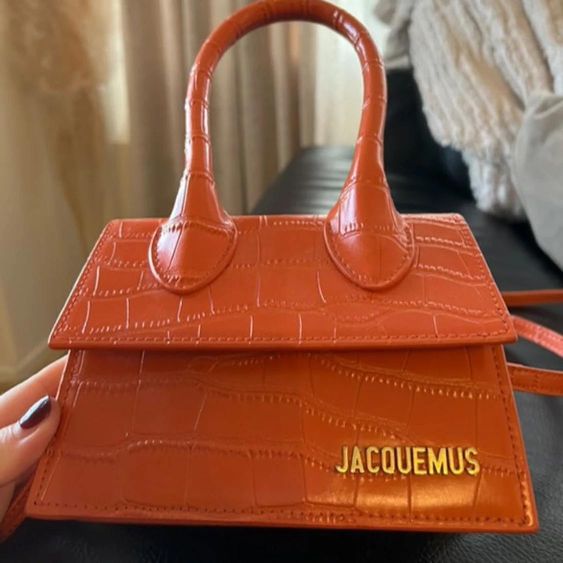 Orange handväska från Jacquemus - 93