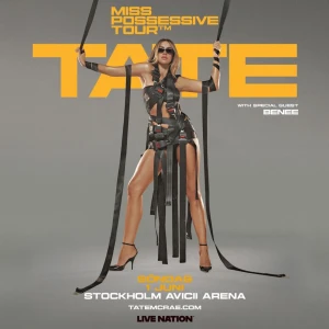 Tate McRae  - Jag säljer 2st sittplatser till Tate Mcrae den 1 juni 2025. Platserna är högre upp i den slutsålda sektionen A6. Priset är per biljett! Skriv för mer info! Just nu är det högsta bud som gäller. Budgivning på tradera ➡️https://www.tradera.com/item/671840535