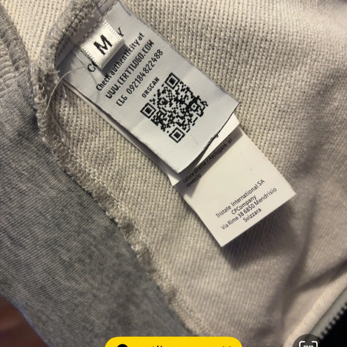 Grå hoodie från C.P. Company - 93