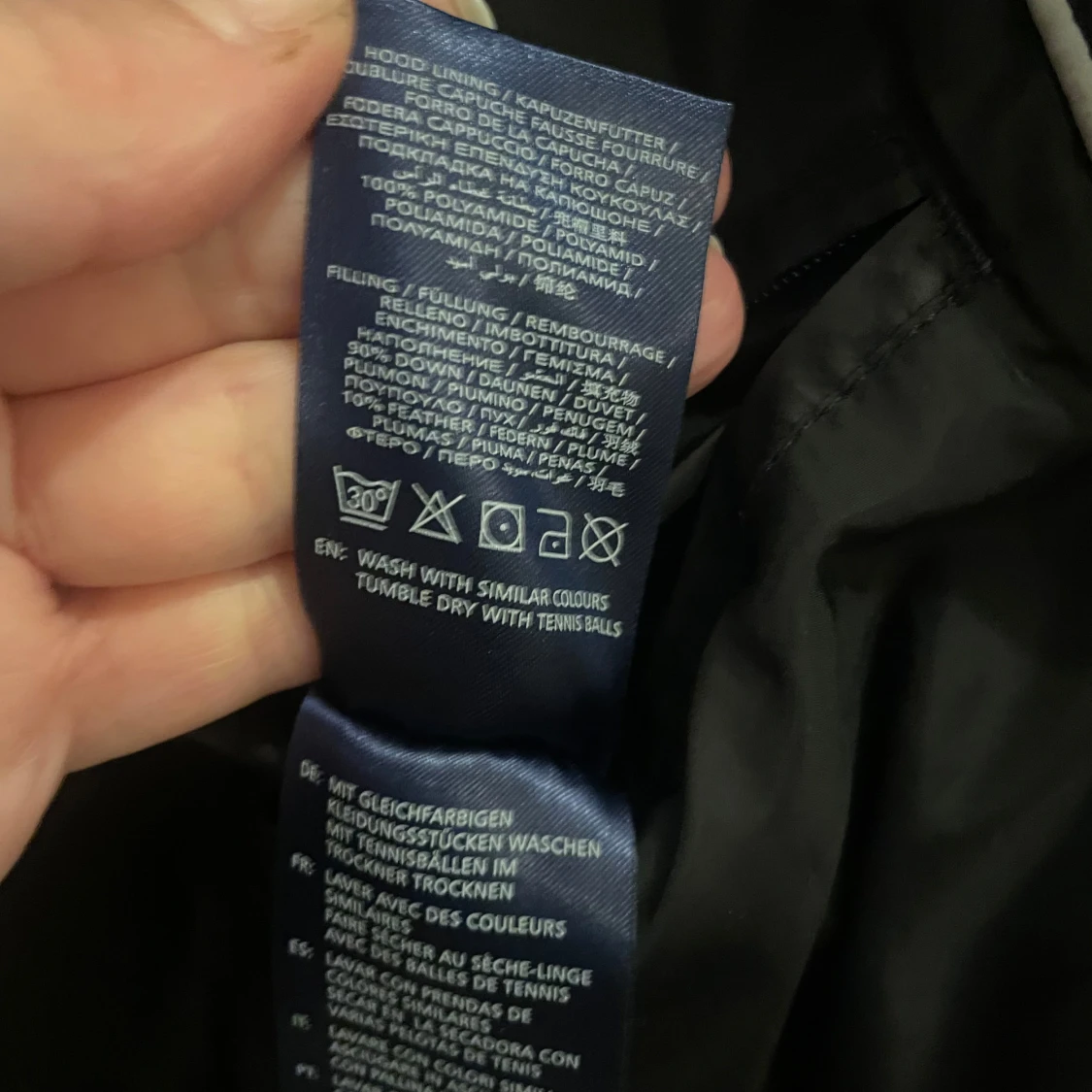 Svart dunjacka från GANT - 93