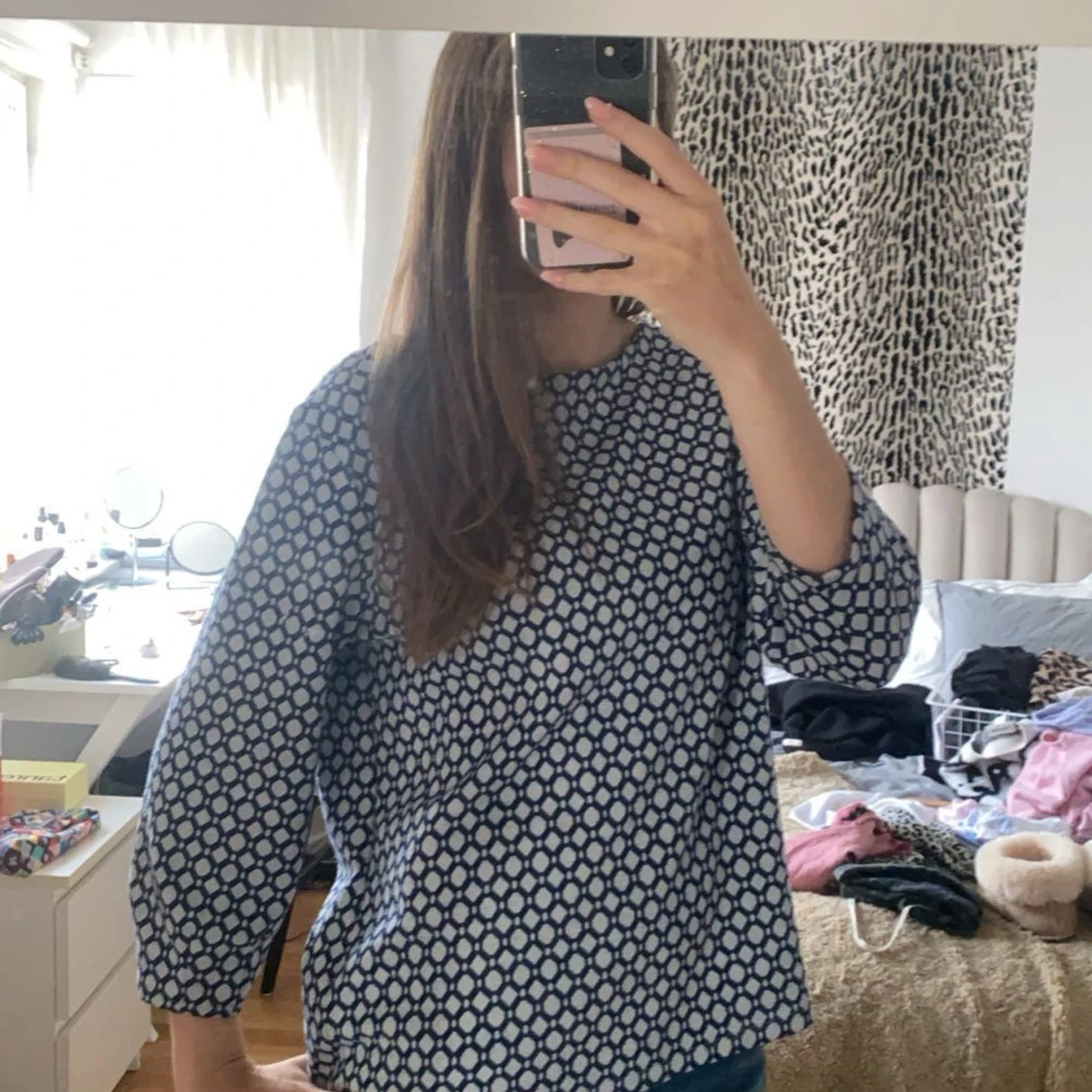 Mönstrad tröja  - 90