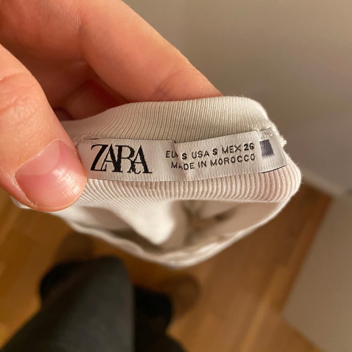 Vit kortärmad topp från Zara - 92
