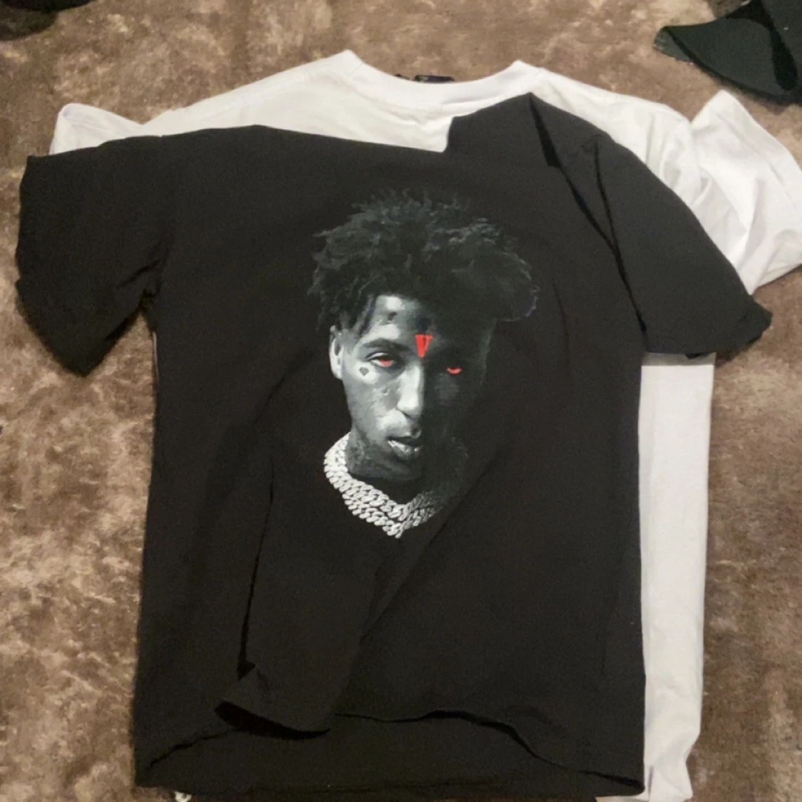 Vit och svart t-shirt från VLONE - 91