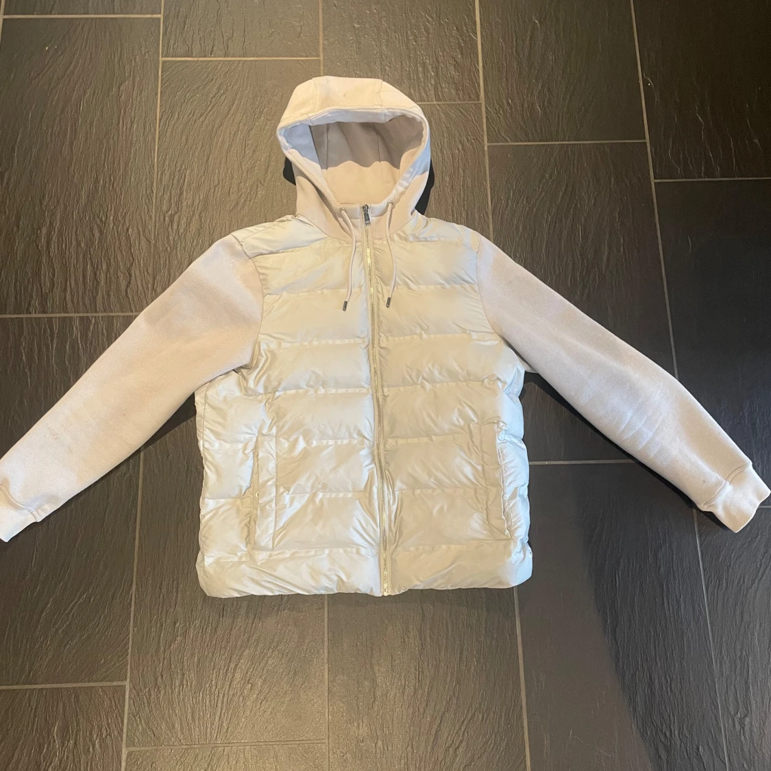 Vit pufferjacka från Next