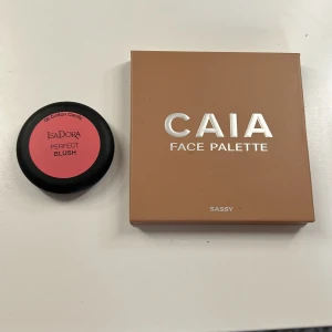 Caia sassy palette och isadora blush - Säljer caia sassy paletten som är använd fåtal gånger men är som ny, highlithern är den ända som är använd lite mer men bara 3 gånger. Isadora blushen är aldrig använd. CAIA SASSY PALETTE: 350 OCH ISADORA BLUSH: 50. Skriv vid intresse eller diskussion om pris. 