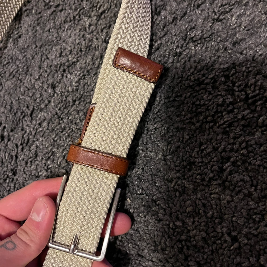 Beige bälte John bläck 80cm - 90