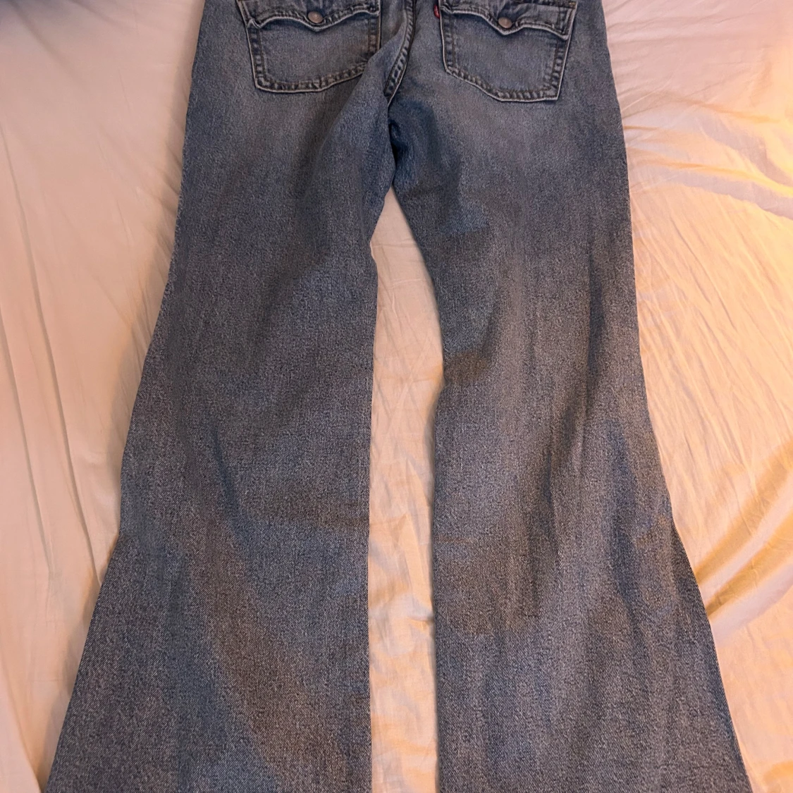 Blå jeansbyxor - 90