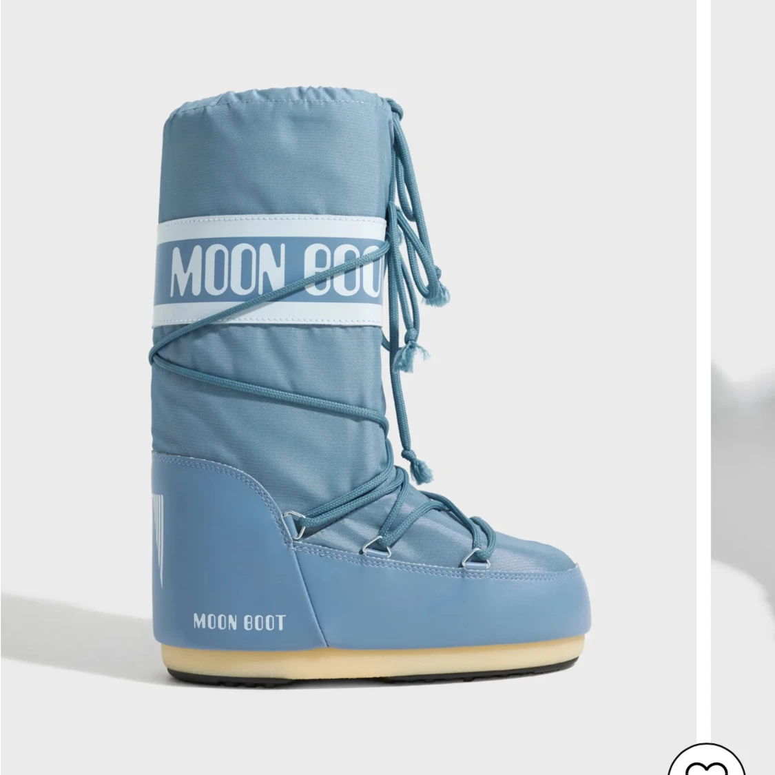 Blå Moon Boots med snörning - 91