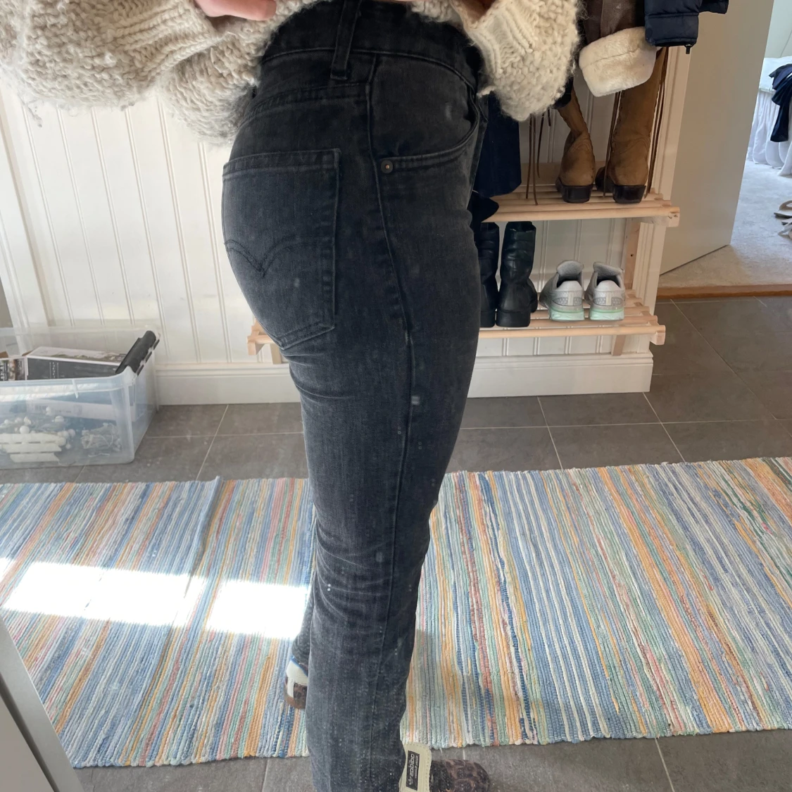 Svarta Levis Jeans - 92
