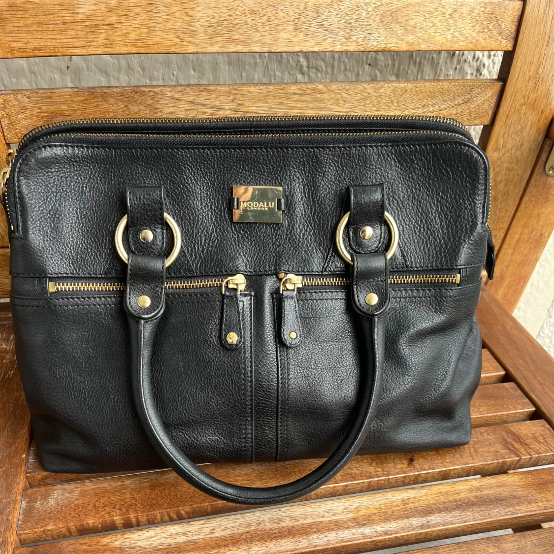 axelväska i skinn - 91