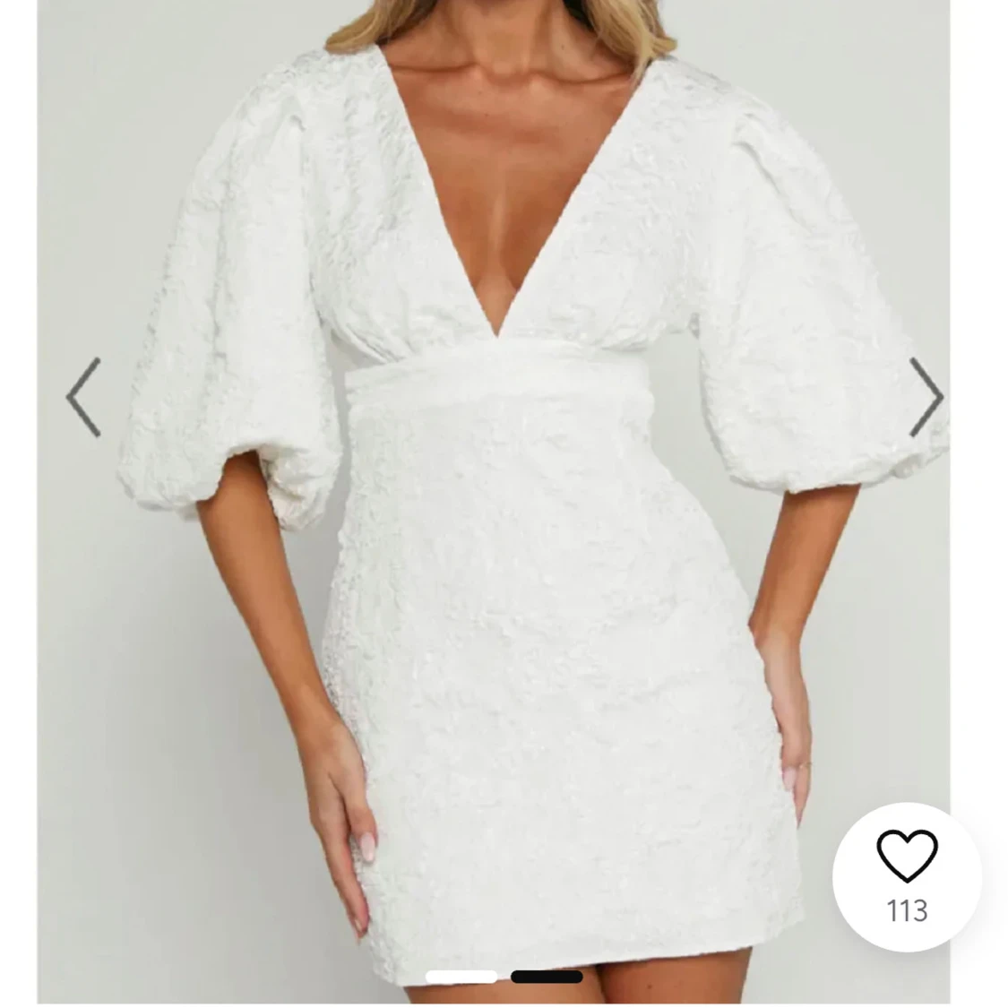 SÖKER - showpo vit klänning