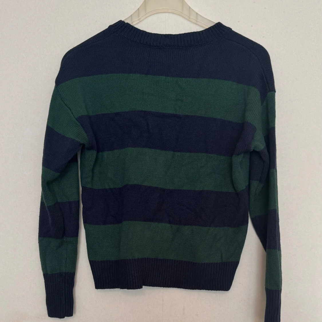 Randig stickad tröja - 90