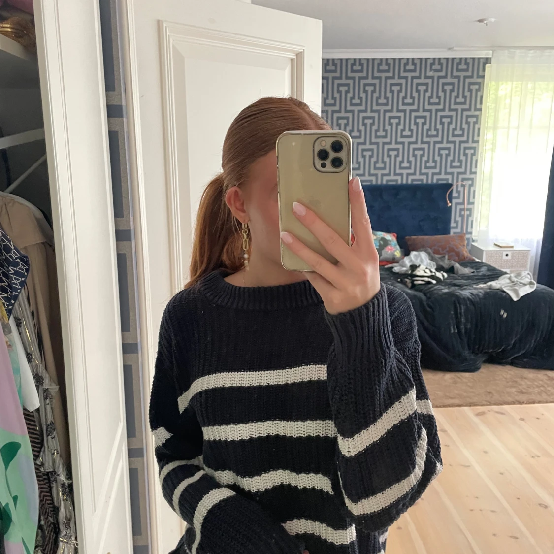 Stickad tröja  - 90