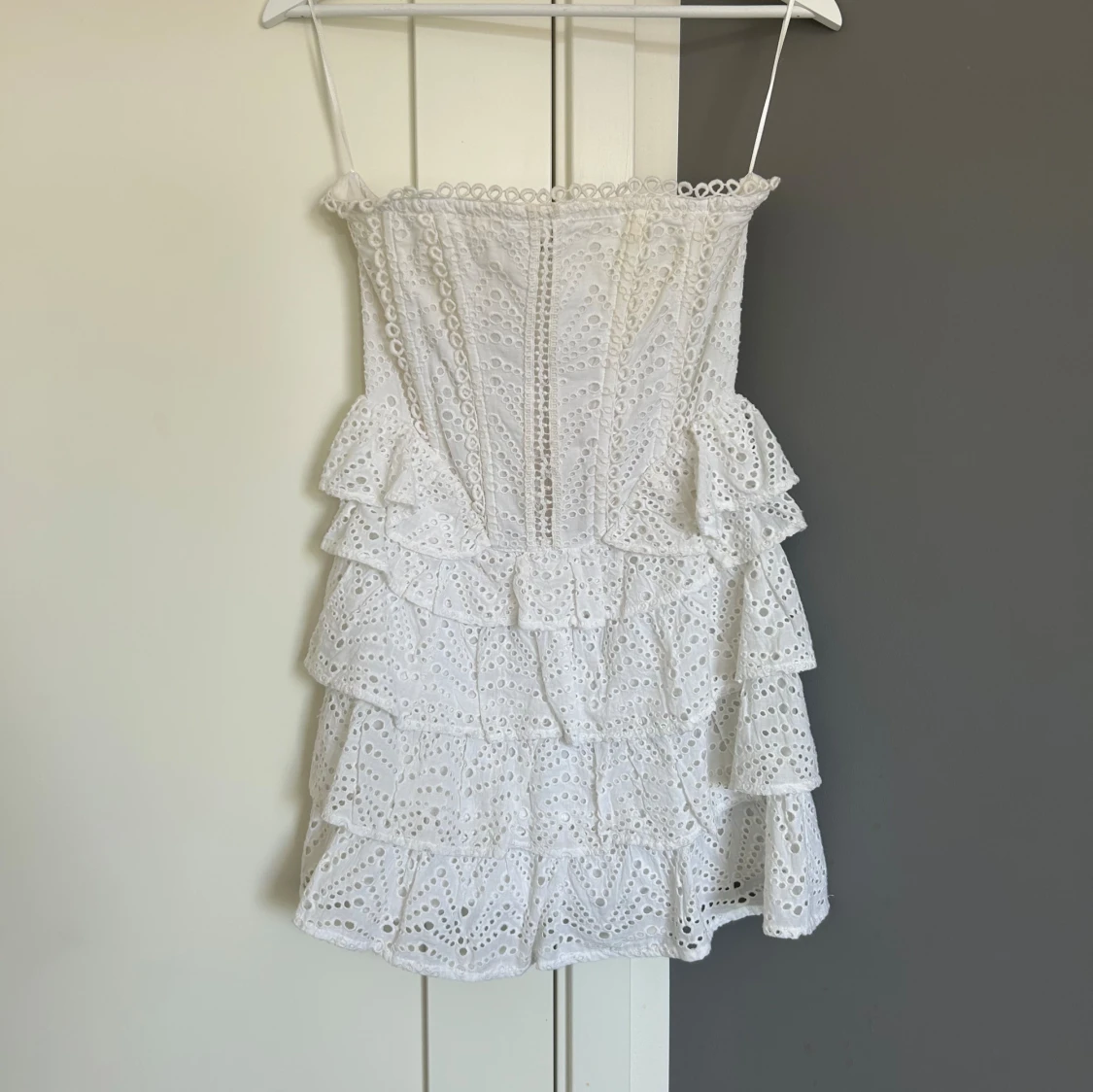 Så snygg vit klänning - 90