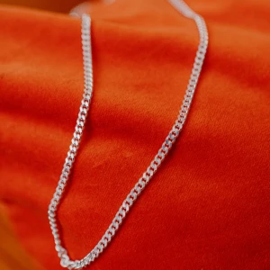 Kedjahalsband, 925 GHA - 40-45 cm lång , äkta silver , 