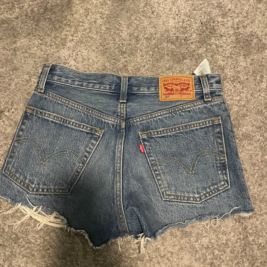 Blå jeansshorts från Levi's - 90