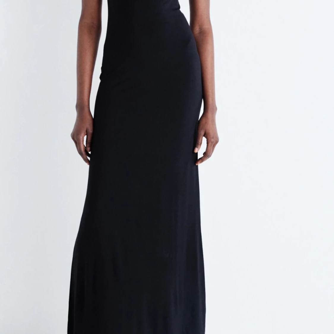 Black maxi dress