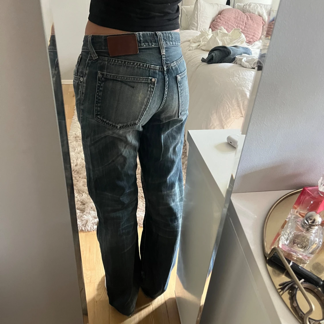 Lågmidjade jeans
