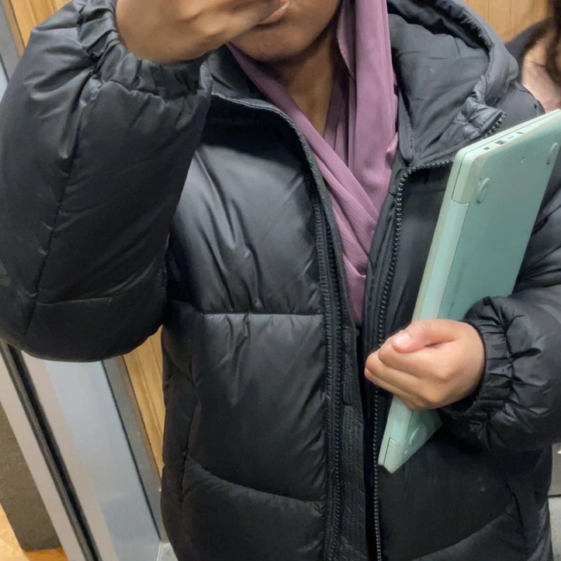 Trendiga pufferjackan  - 90