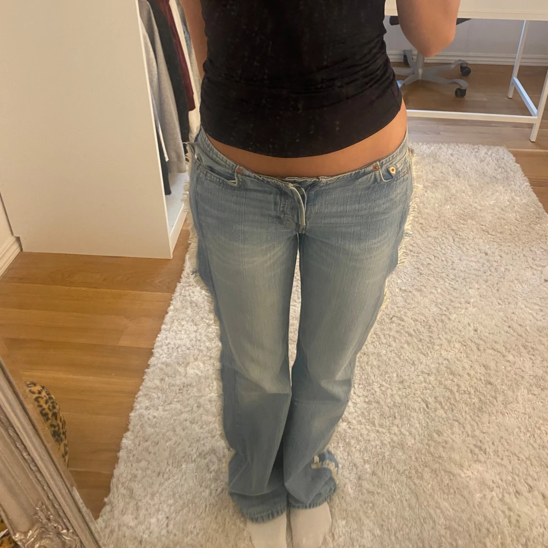 Lågmidjade jeans