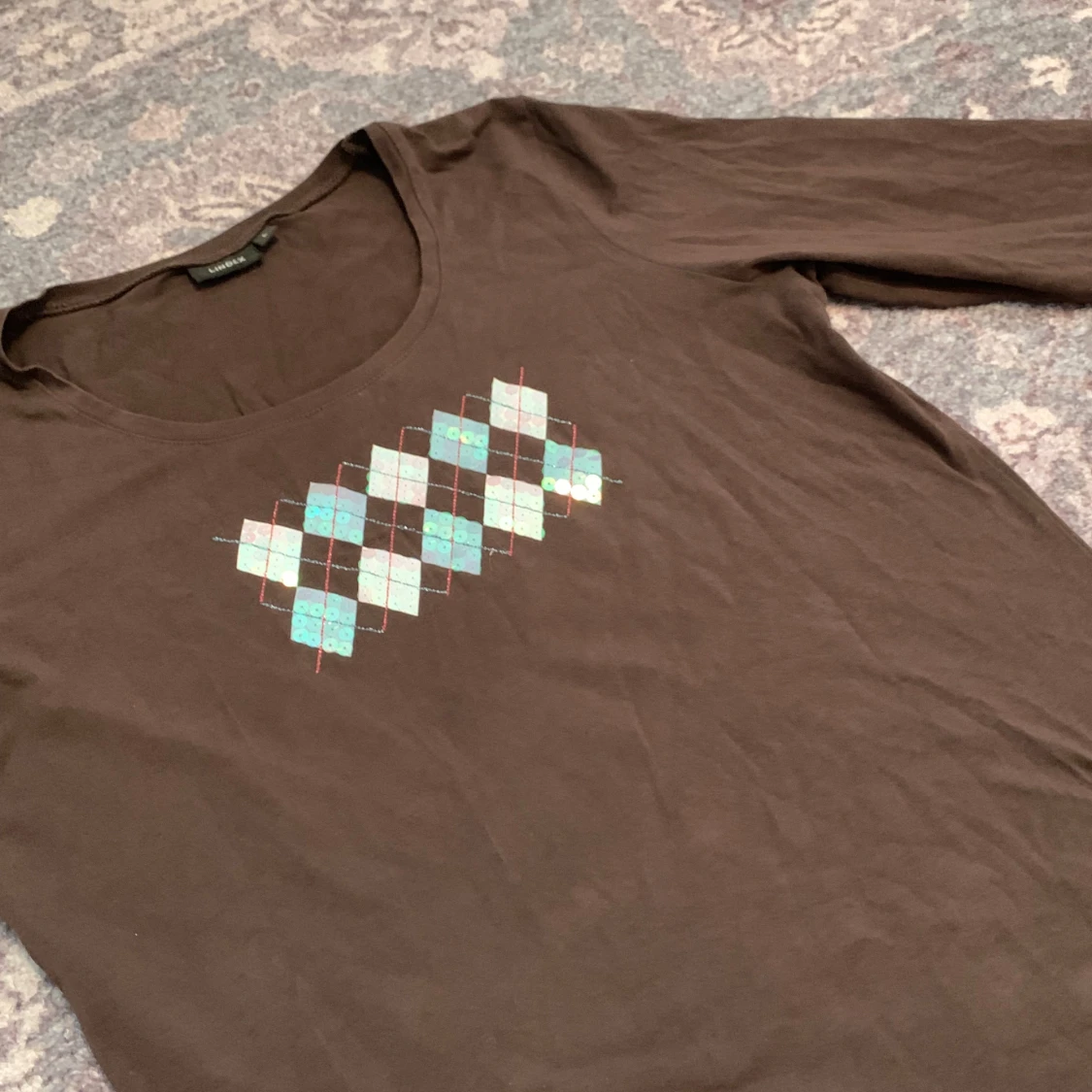 Rutmönstrad tröja  - 91