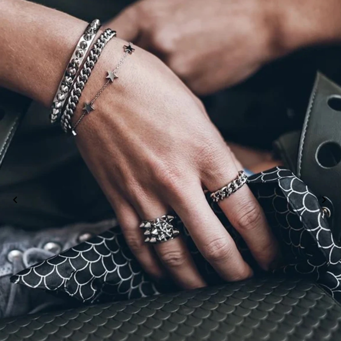 Peak Ring Steel Edblad, Stl M, silver - 92