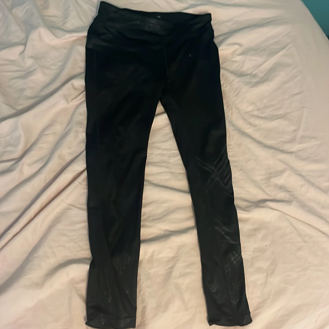 Glittriga tränings byxor