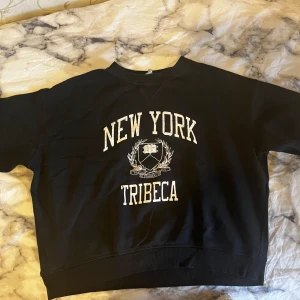 Svart sweatshirt  - Storlek M men kan upplevas som S, bra material, perfekt för höst/vinter