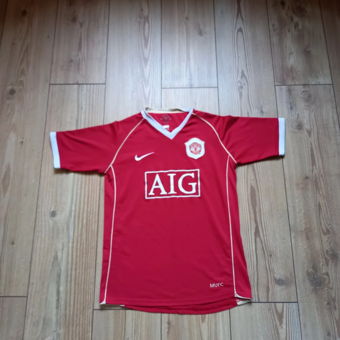 Fotbollströja Manchester United 2006/07 Hemmaställ