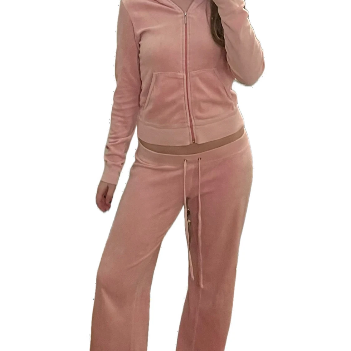 Ljusrosa juicy tracksuit