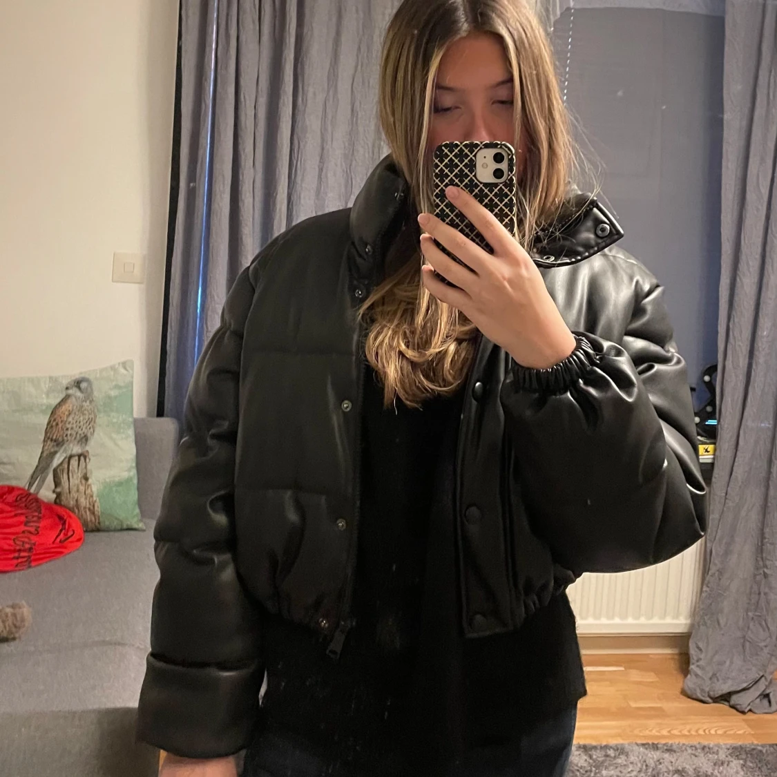 Svart pufferjacka från Zara