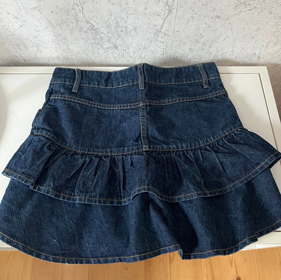 Jeanskjol med volanger - 90