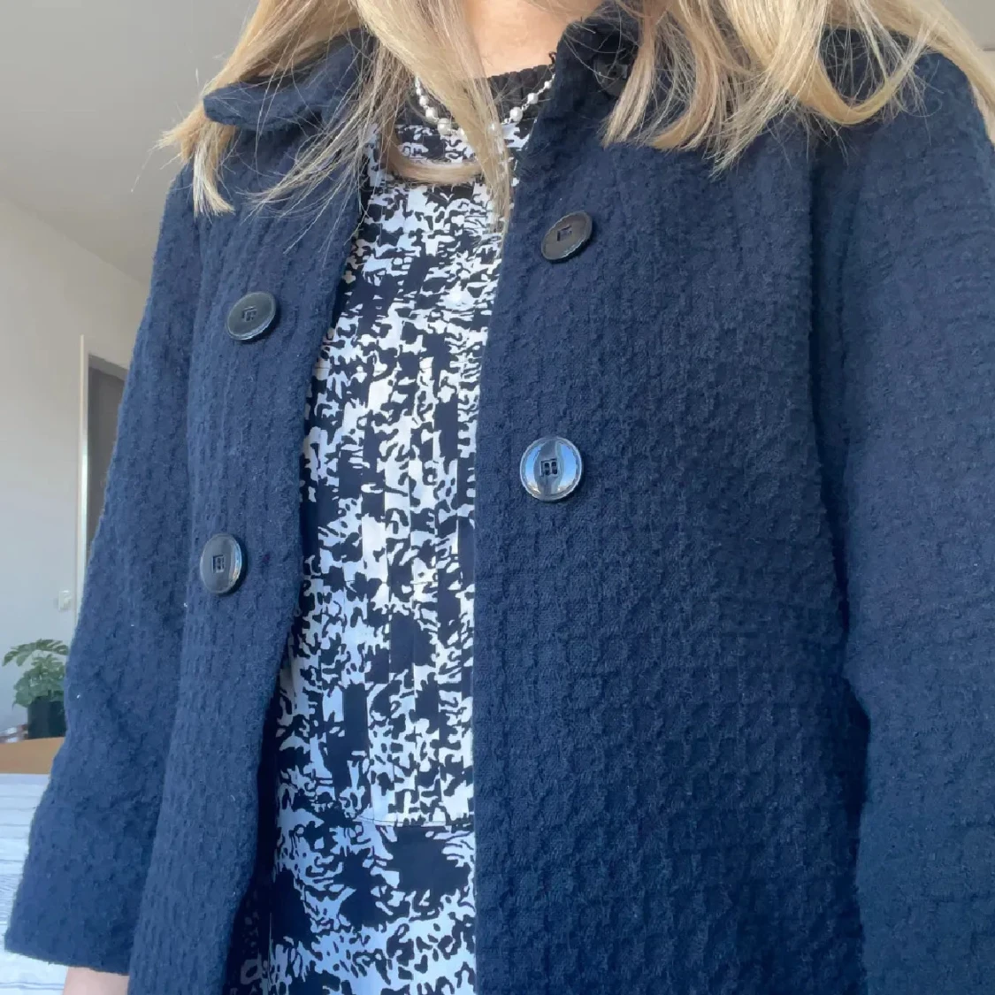 Trekvarts kappa - 90