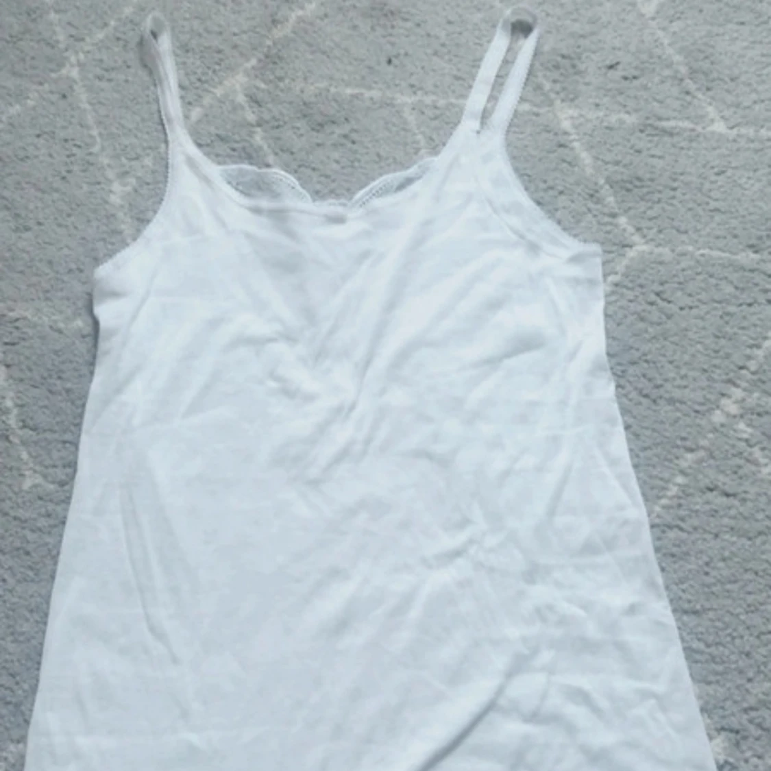 Vit spets  linne  - 91