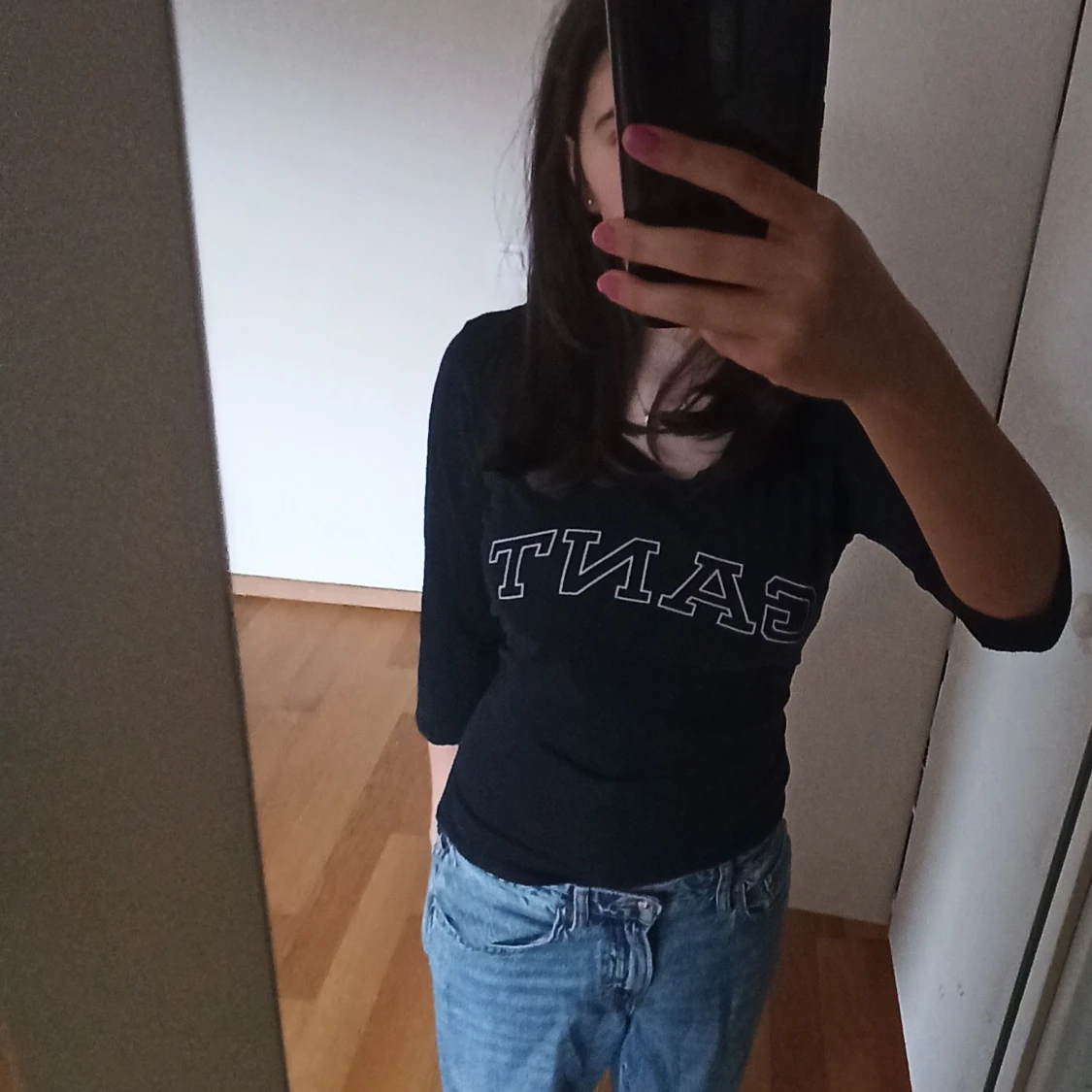 Mörkblå långärmad tröja från Gant - 90