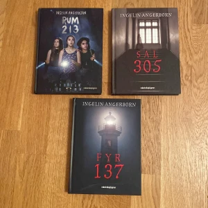 Rum 213, Sal 305, Fyr 137 - Den första är lite sliten men de andra två är inte lästa  60 kr för en 250 för alla