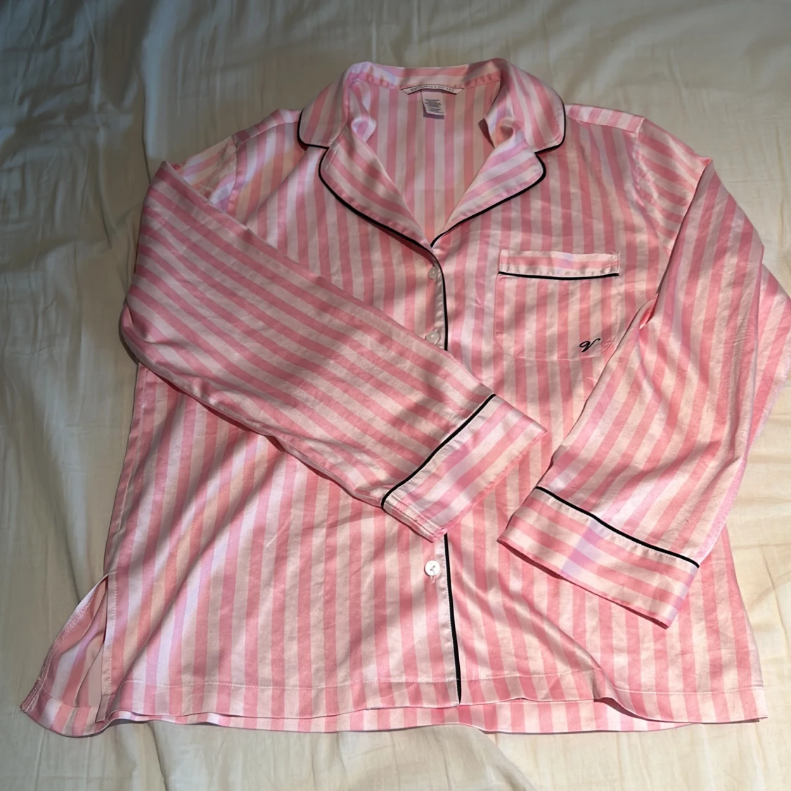 Rosa och vit randig skjorta från Victoria's Secret