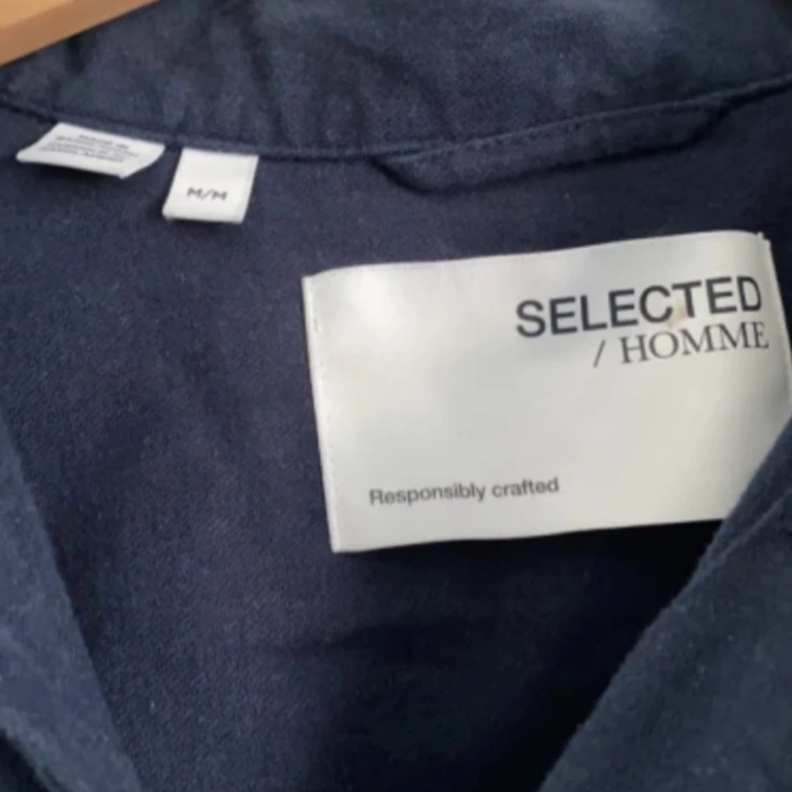 Mörkblå overshirt från Selected Homme - 90